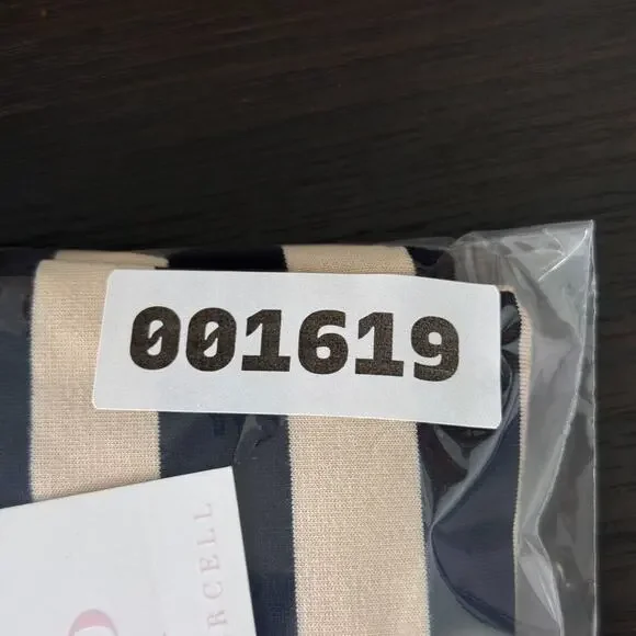 Rachel Parcell T Shirt Dress Womens XL Stripe Rayon Jersey Casual Soft Black Tan - Picture 11 of 11